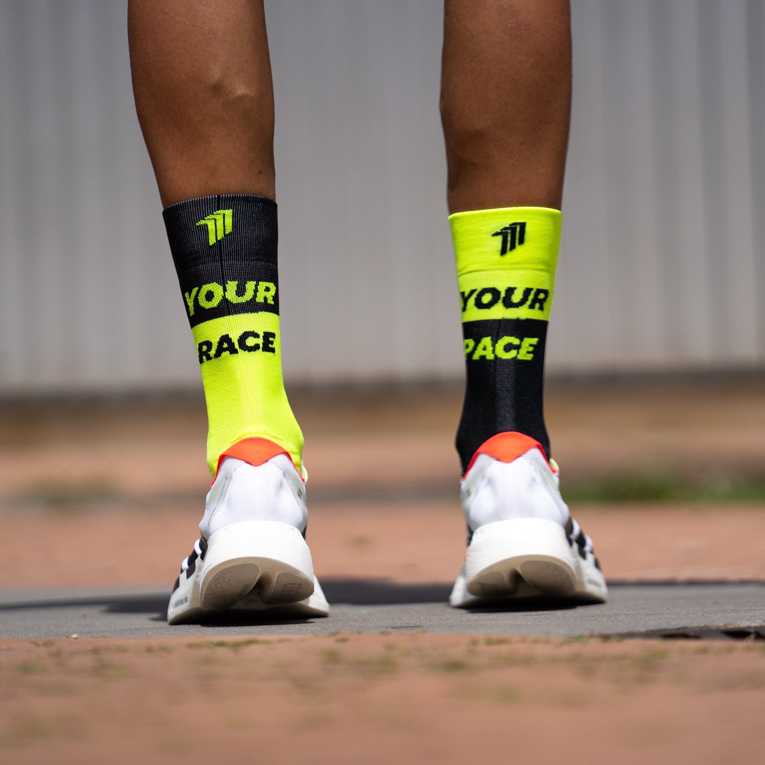 SPORCKS Race Pace Black - Running Socks 
