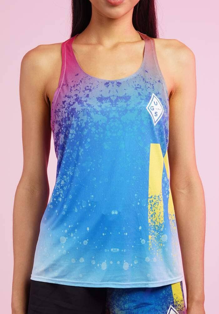 Uglow Women's UGS Vest Ocean/Pink/Yellow XS 