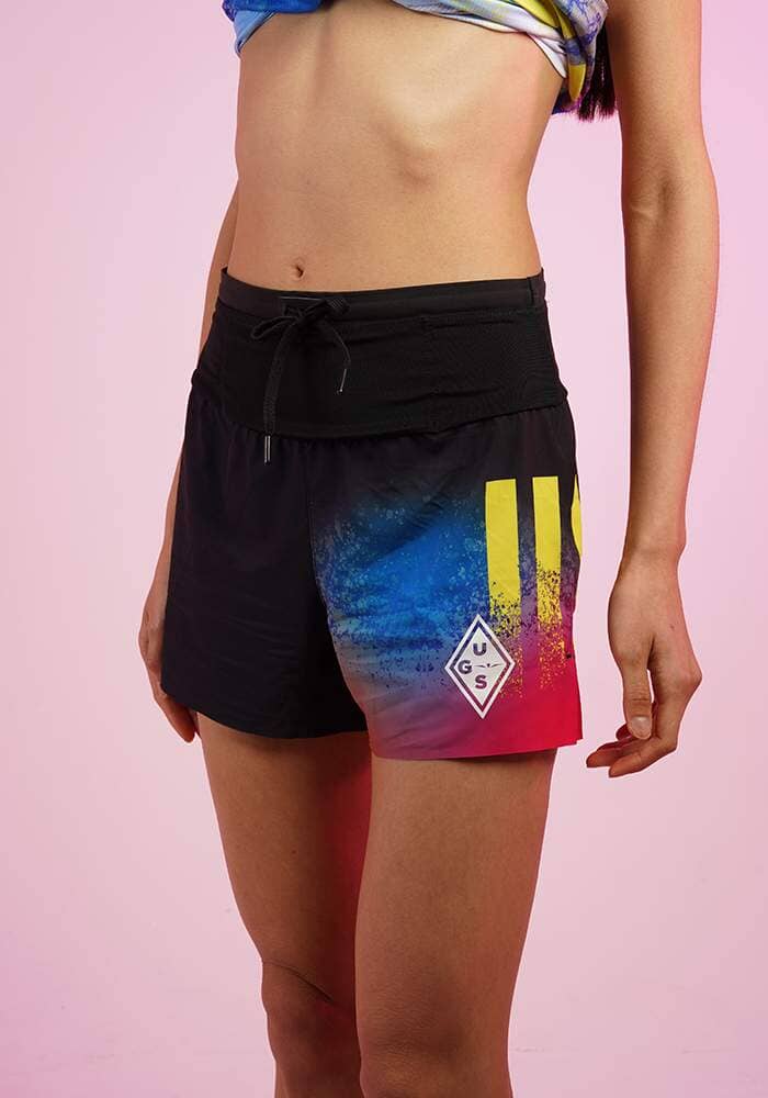 Uglow Women's UGS Short Black/Ocean/Pink/Yellow XS 