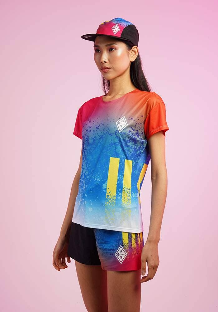 Uglow Women's UGS Tee Pink/Orange/Ocean/Yellow XS 