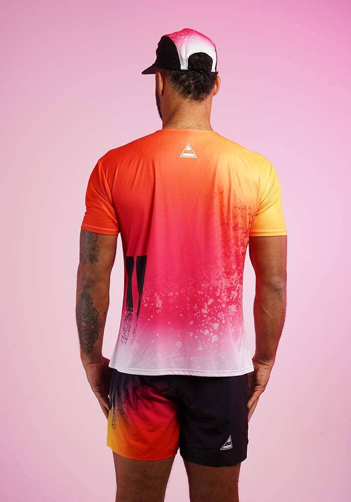 Uglow Men's UGS Tee Red/Yellow/Pink S 