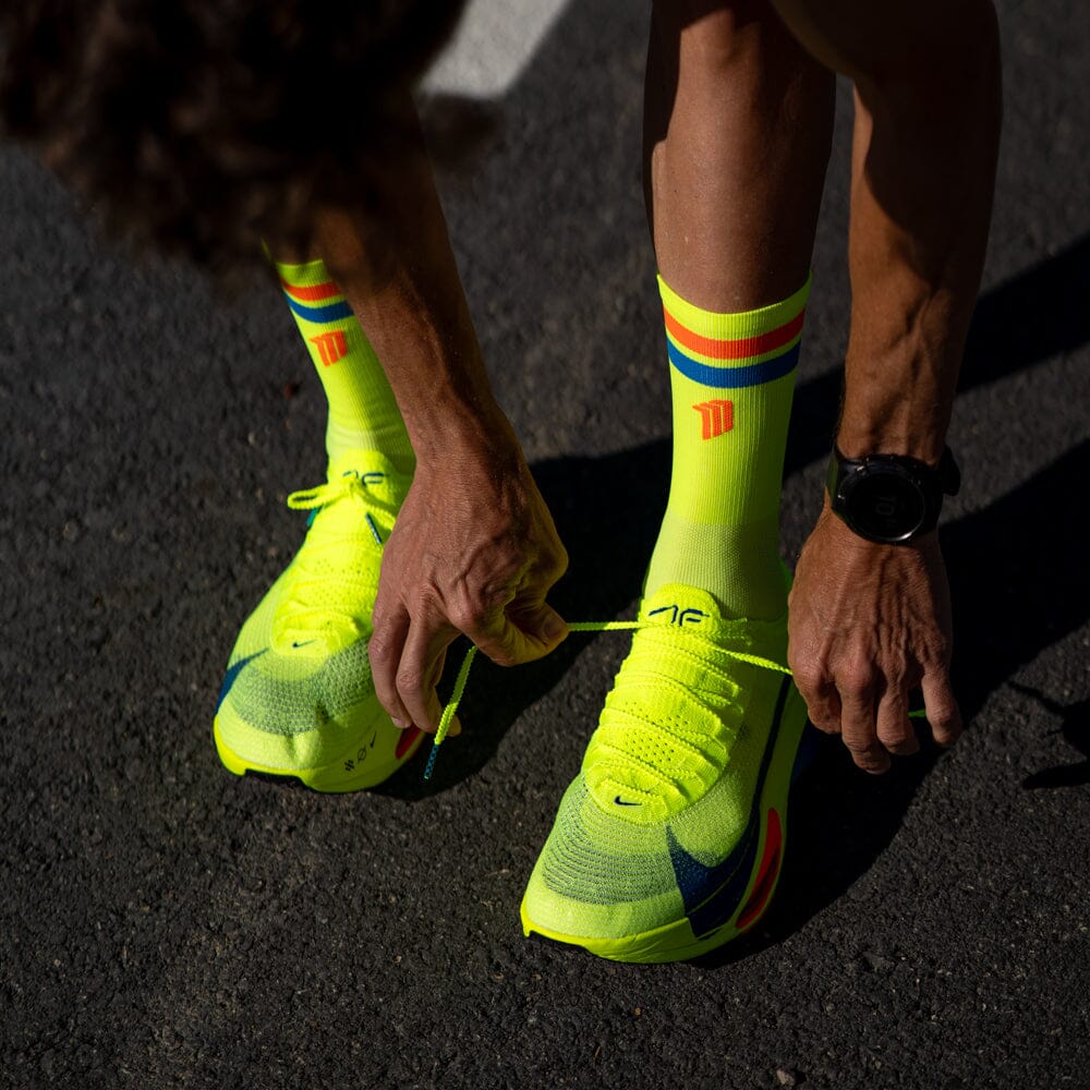 SPORCKS Pro Yellow - Running Ultralight Socks 