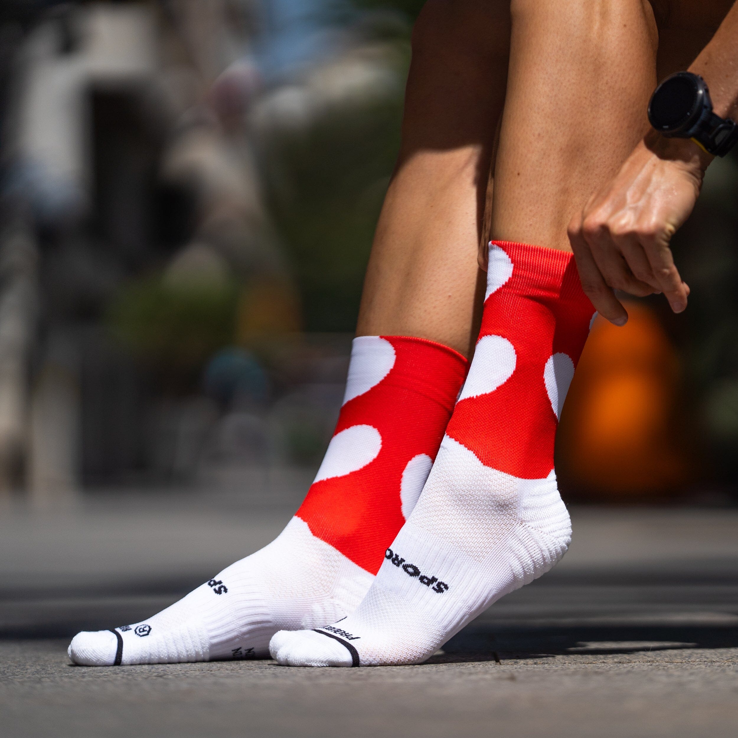 SPORCKS Kinetic Red - Running Socks 