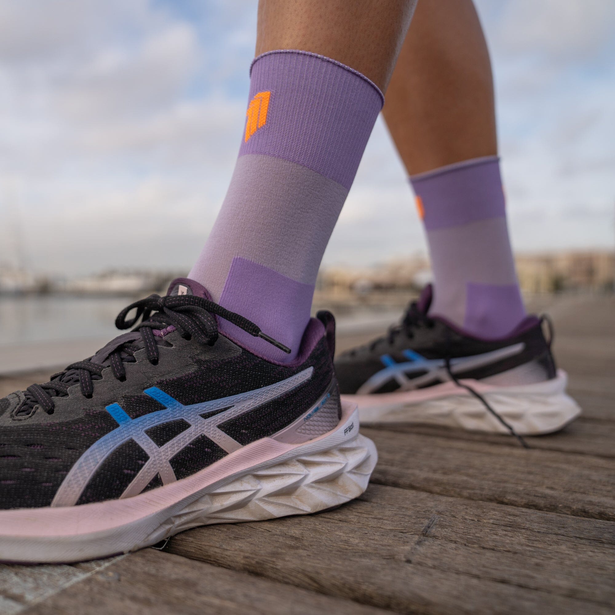 SPORCKS Marathon Purple - Marathon Running Socks 