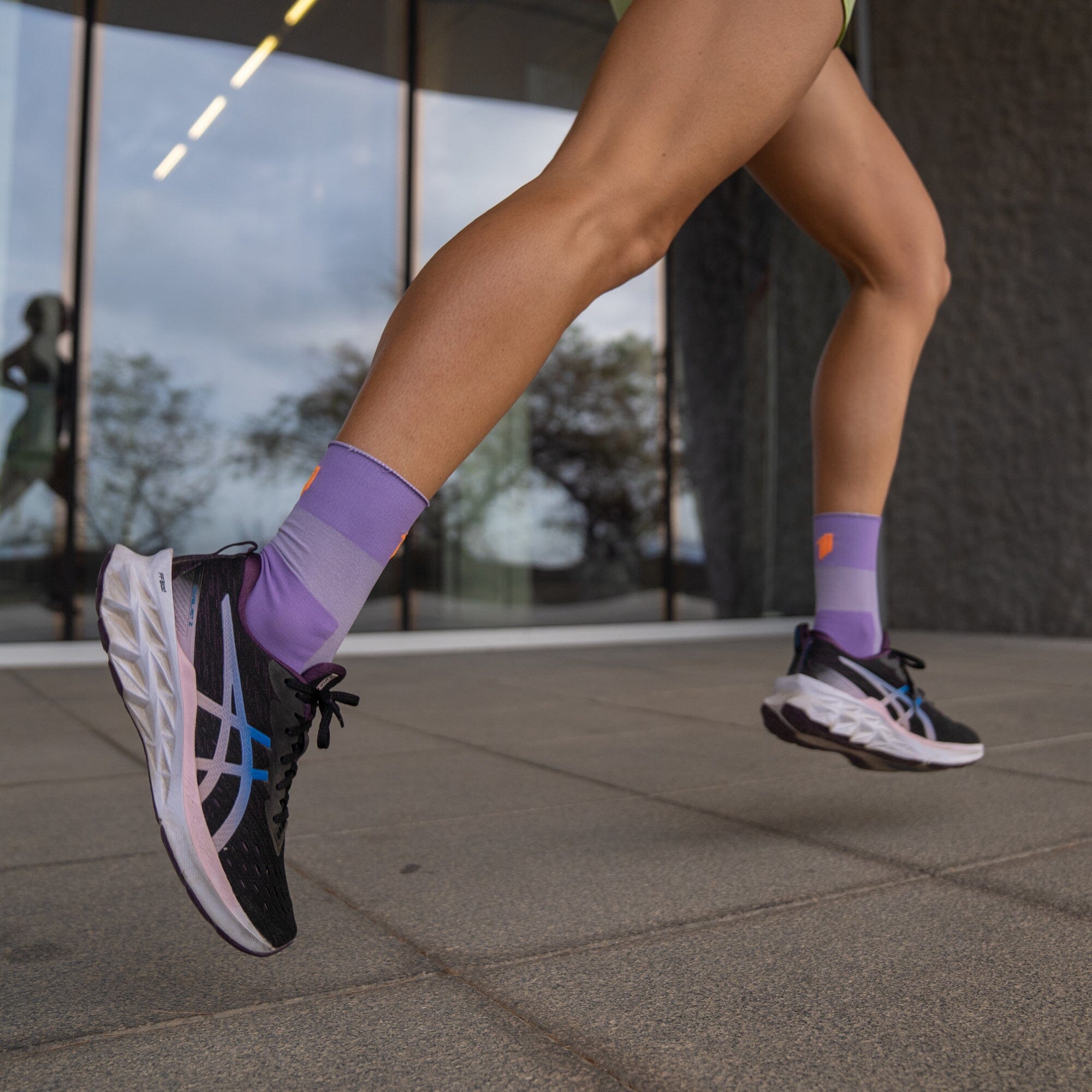 SPORCKS Marathon Purple - Marathon Running Socks 