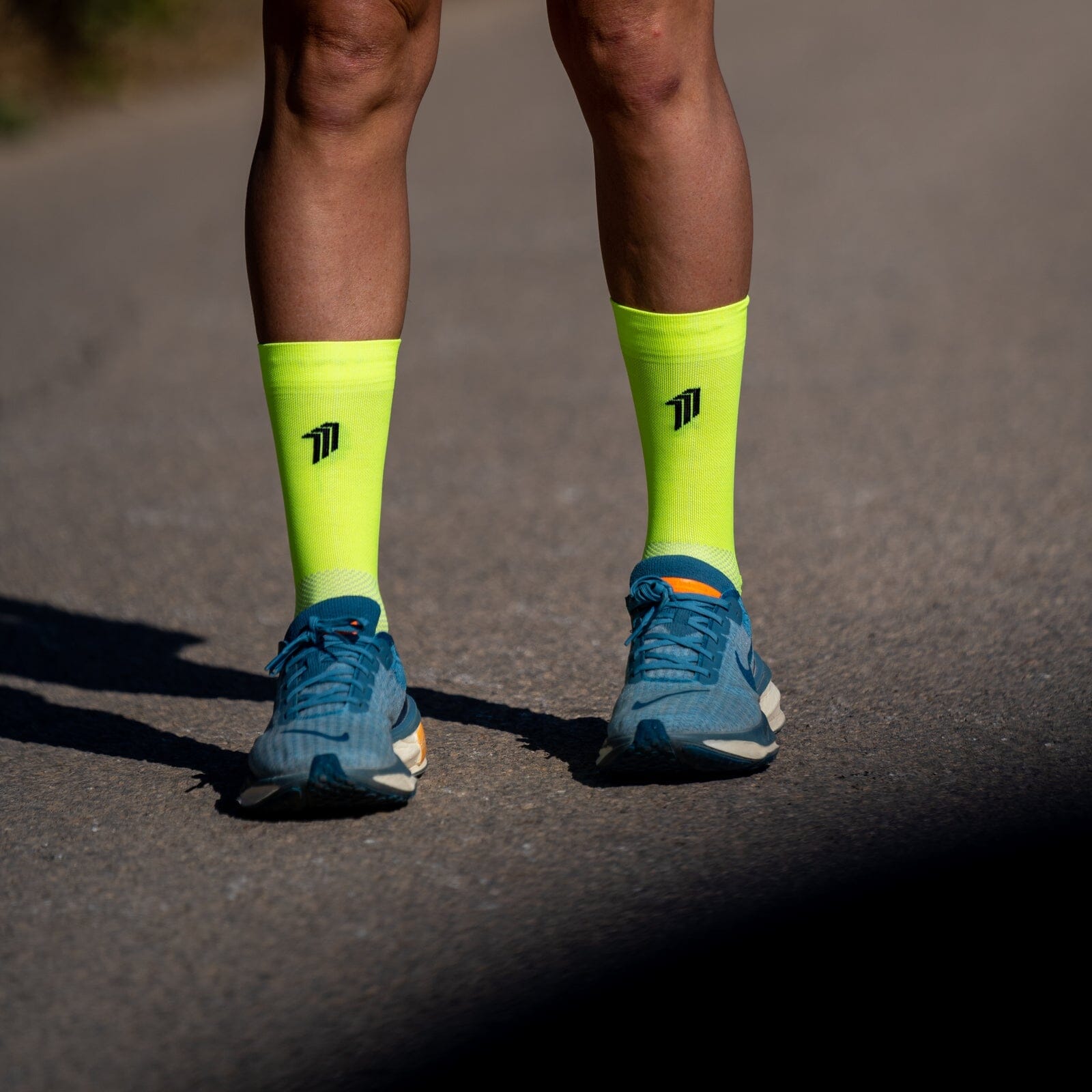SPORCKS Born To Run Yellow - Running Socks 