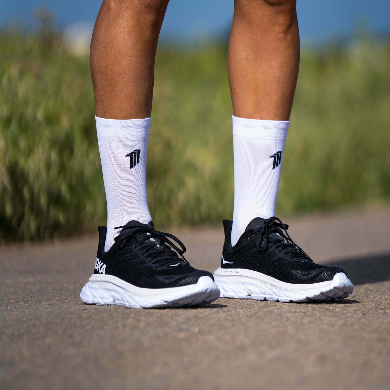 SPORCKS Seven Mile White - Running Socks 