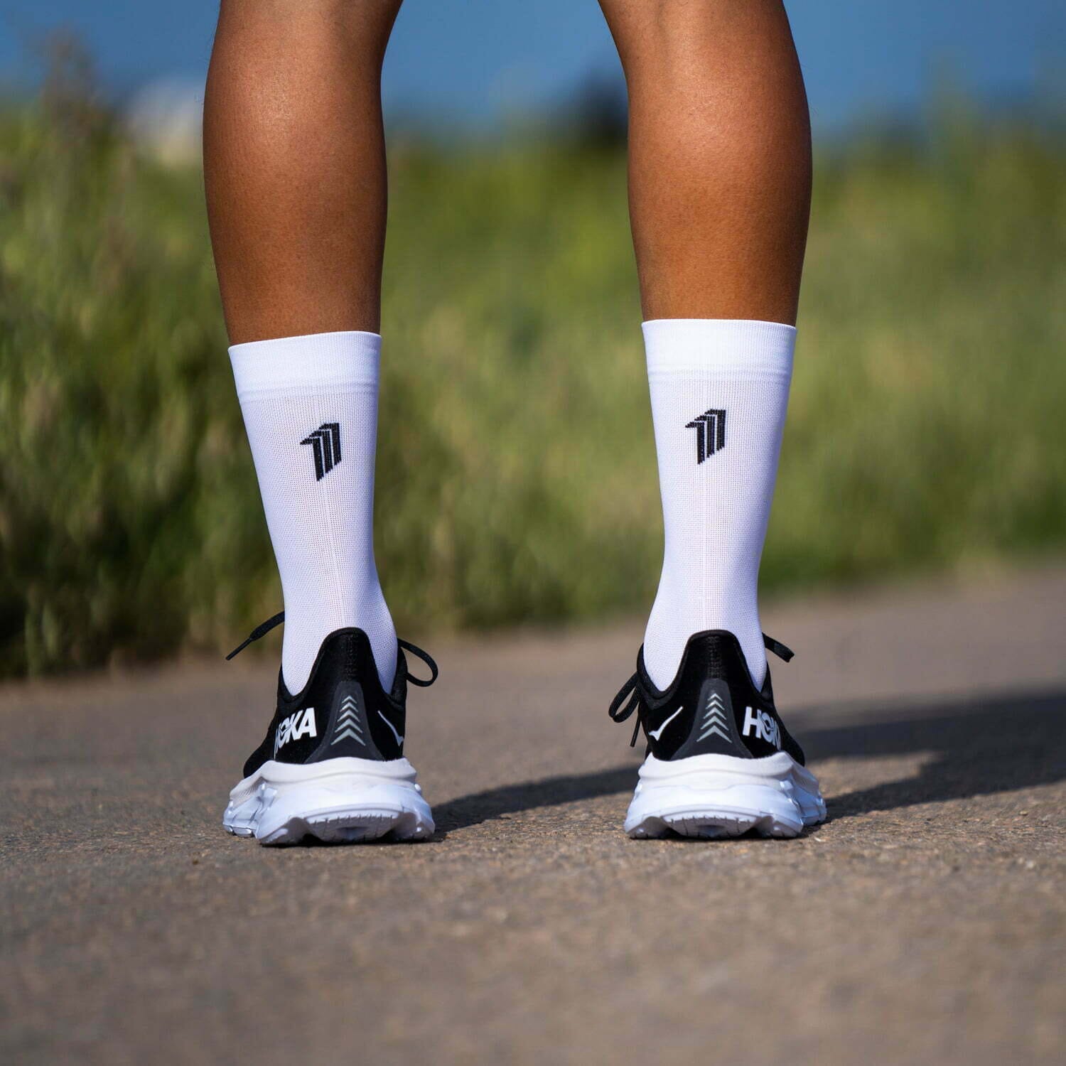 SPORCKS Seven Mile White - Running Socks 