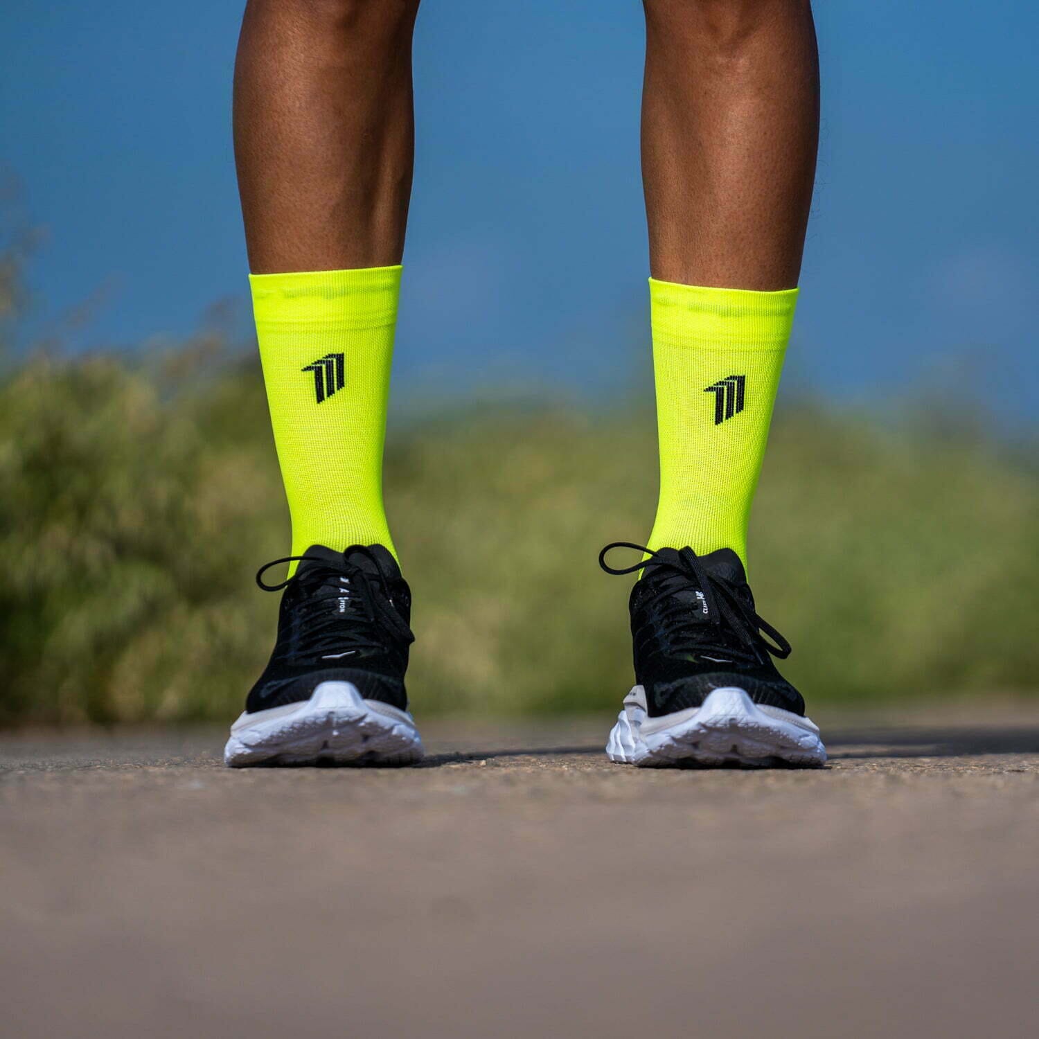SPORCKS Seven Mile Yellow - Running Socks 