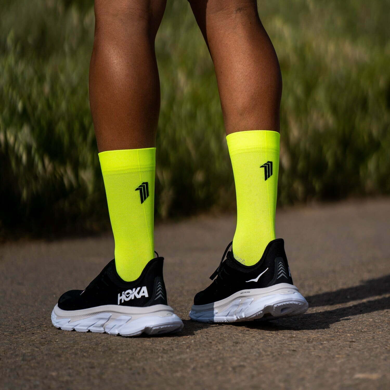 SPORCKS Seven Mile Yellow - Running Socks 