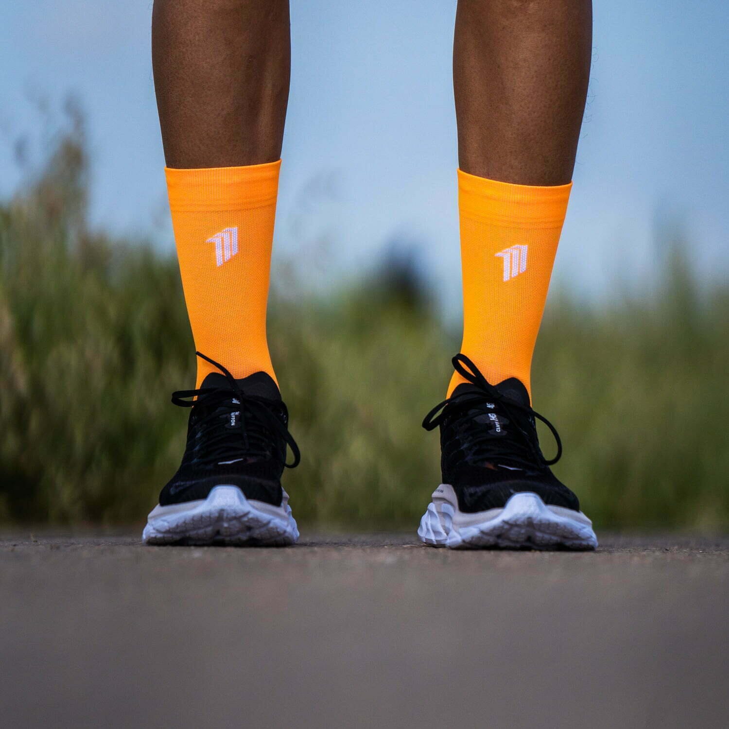 SPORCKS Seven Mile Orange - Running Socks 