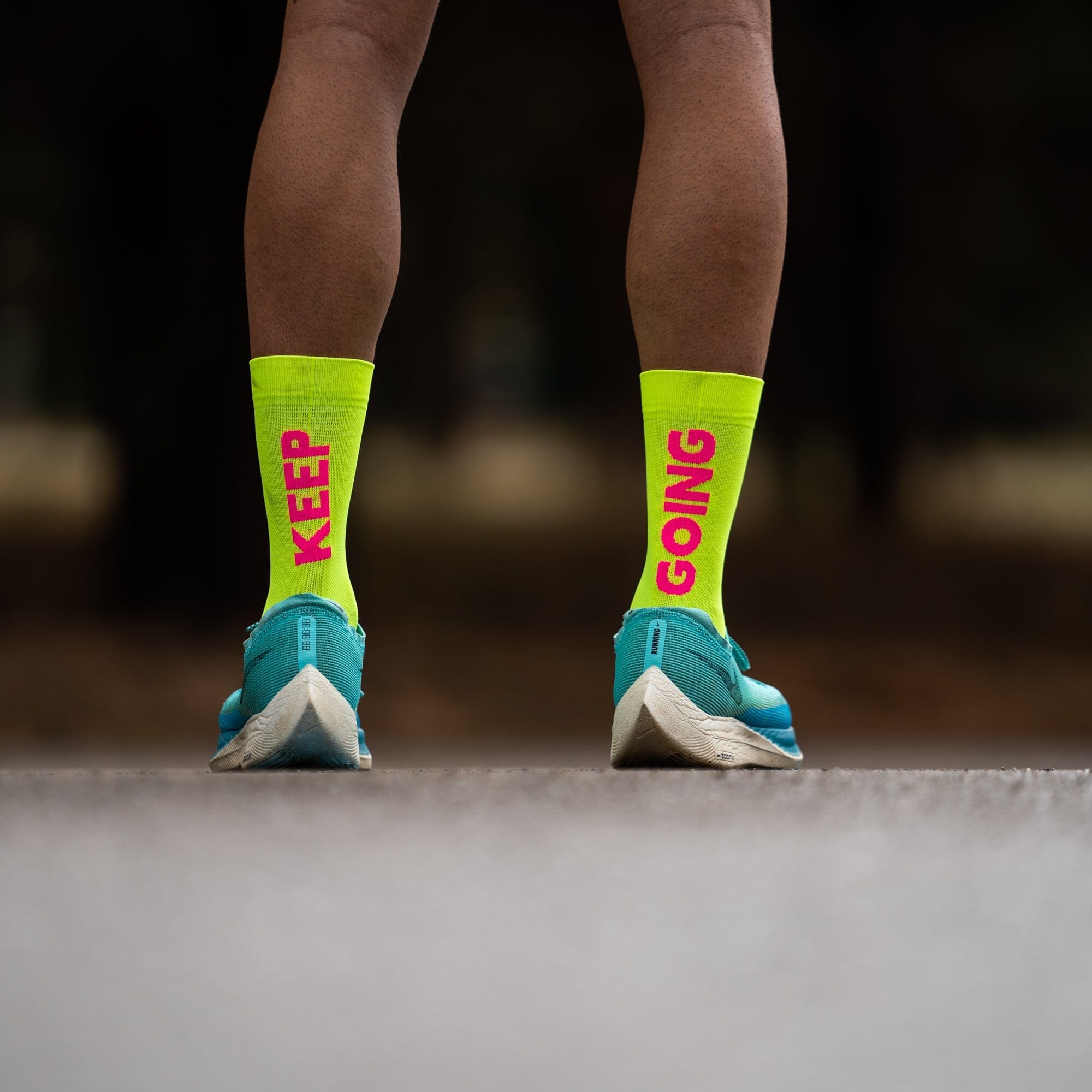 SPORCKS Keep Going Yellow - Running Socks 