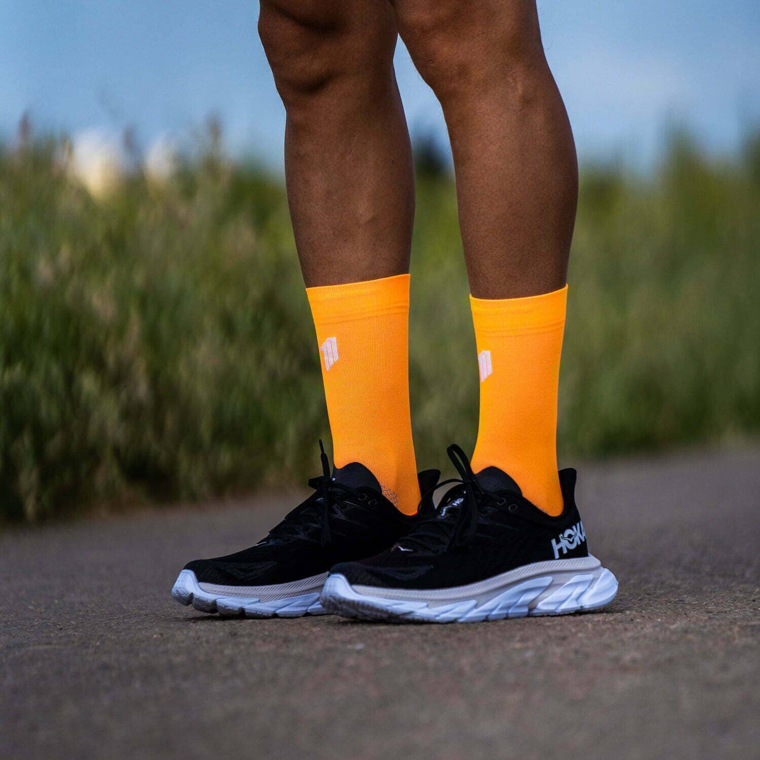 SPORCKS Seven Mile Orange - Running Socks 