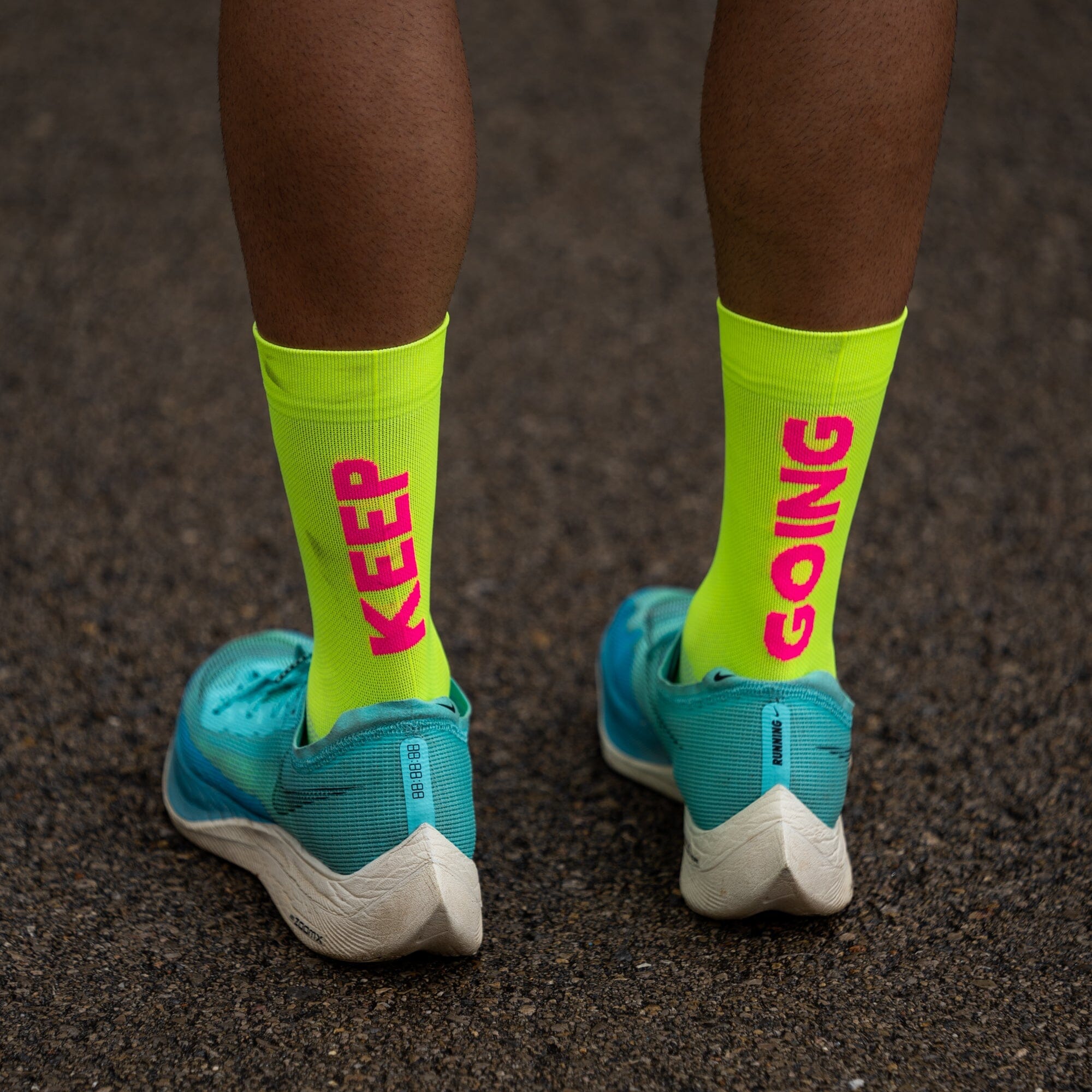 SPORCKS Keep Going Yellow - Running Socks 