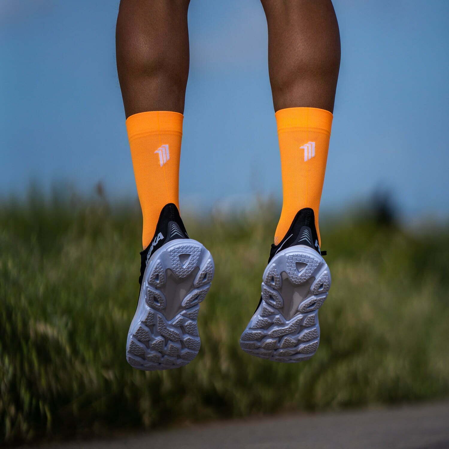 SPORCKS Seven Mile Orange - Running Socks 