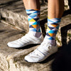SPORCKS Coll De Rates Blue - Cycling Socks 