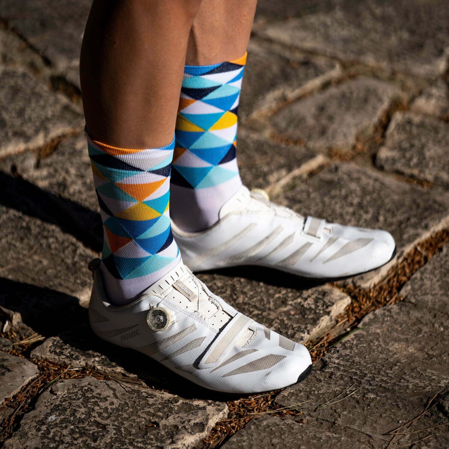 SPORCKS Coll De Rates Blue - Cycling Socks 