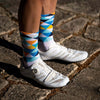 SPORCKS Coll De Rates Blue - Cycling Socks 