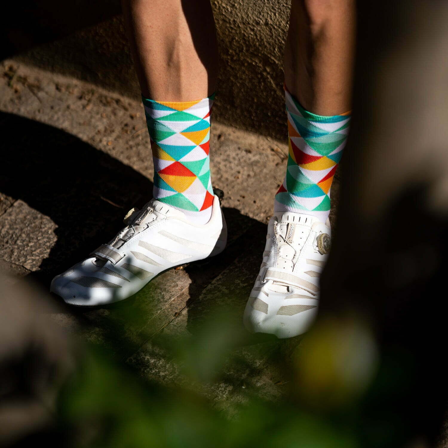 SPORCKS Coll De Rates Green - Cycling Socks 