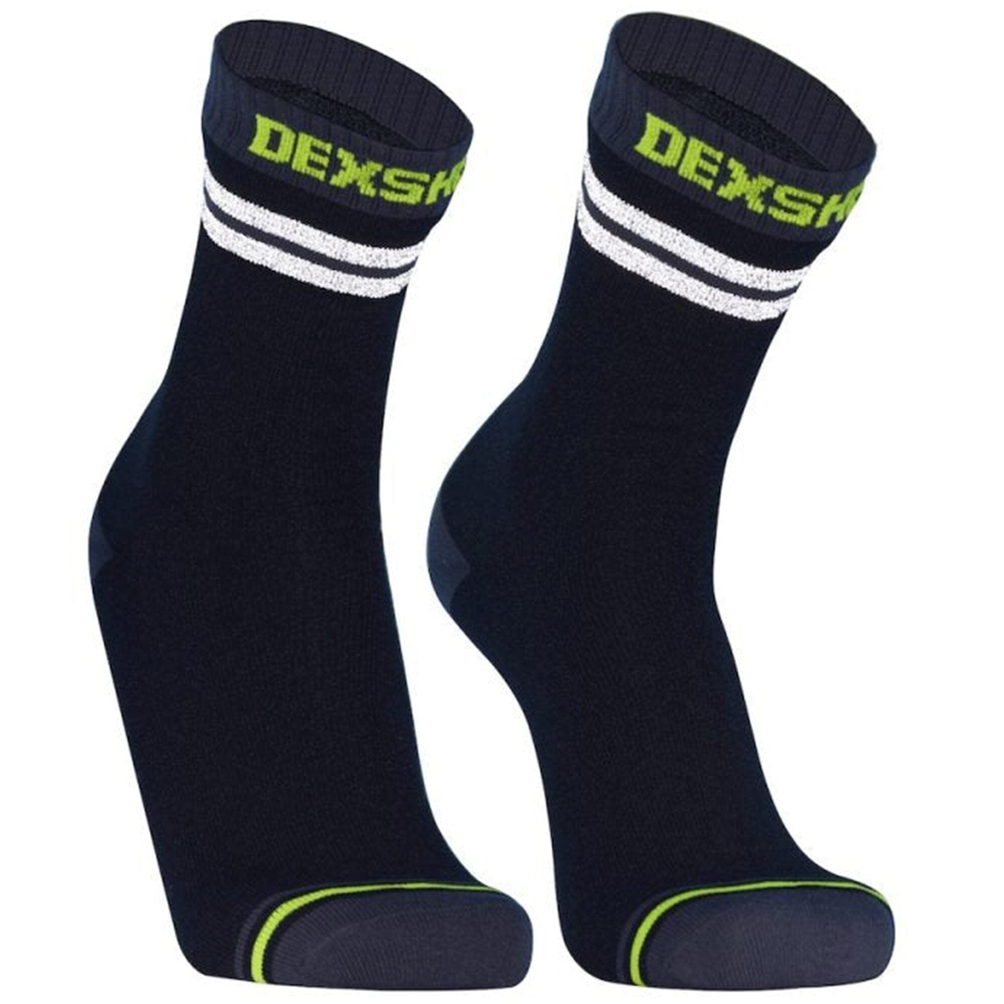 DexShell Waterproof Pro Visibility Cycling Socks Black/Grey S 