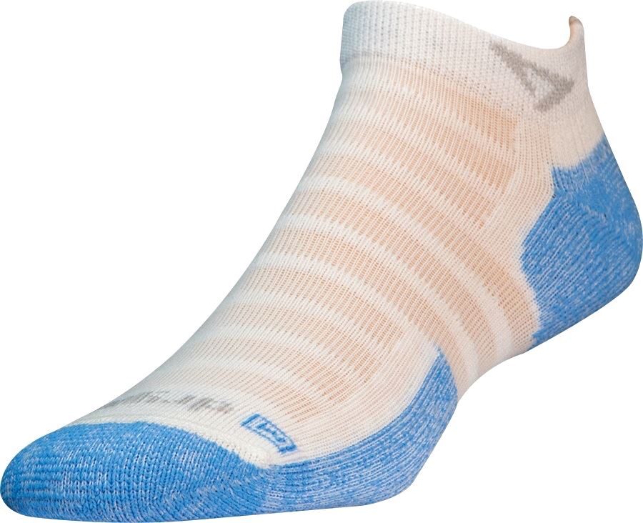 Drymax Hot Weather Run Mini-Crew Socks White/Blue S 