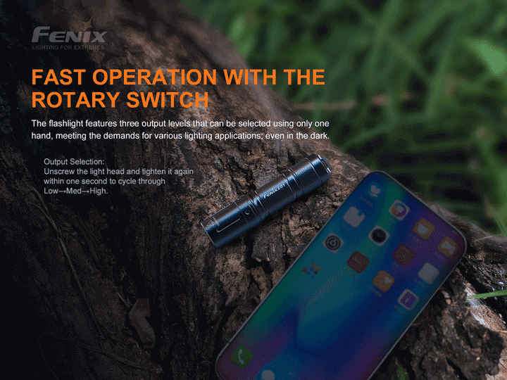 Fenix E01 V2.0 AAA Flashlight 