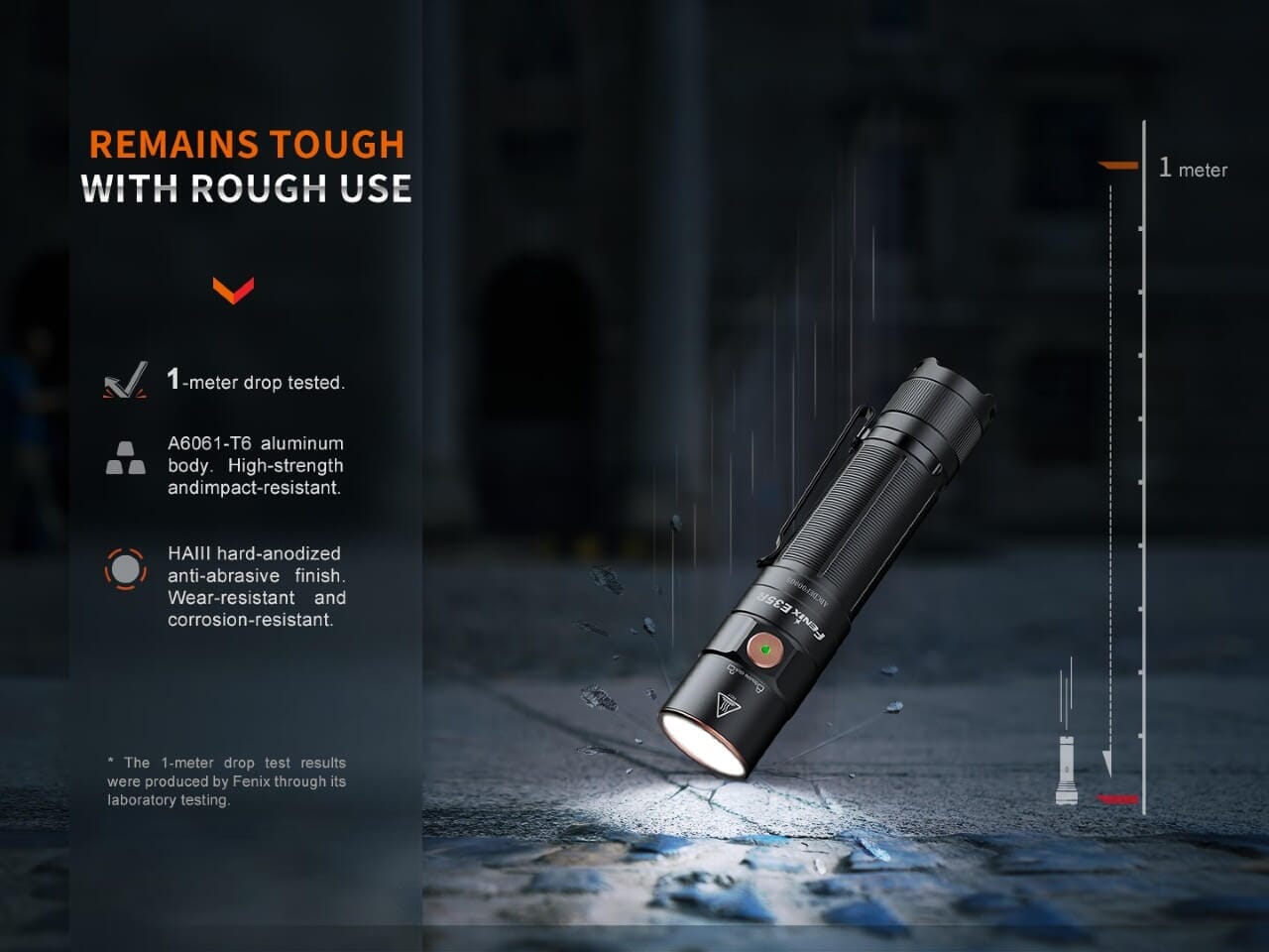 Fenix E35R SST70 Cool White LED Flashlight 