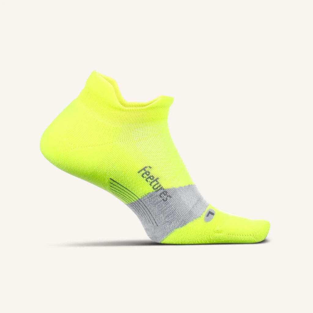 Feetures Elite Ultra Light No Show Tab Socks Lightning Large 