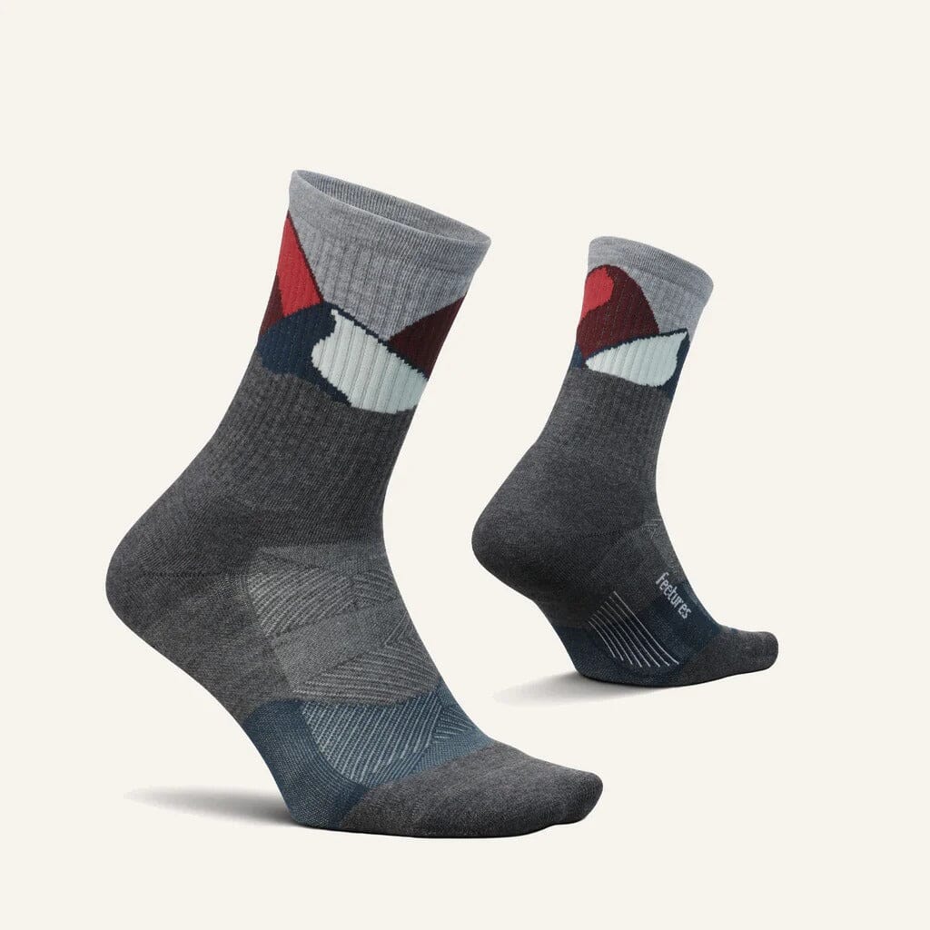 Feetures Trail Max Cushion Mini Crew Socks 