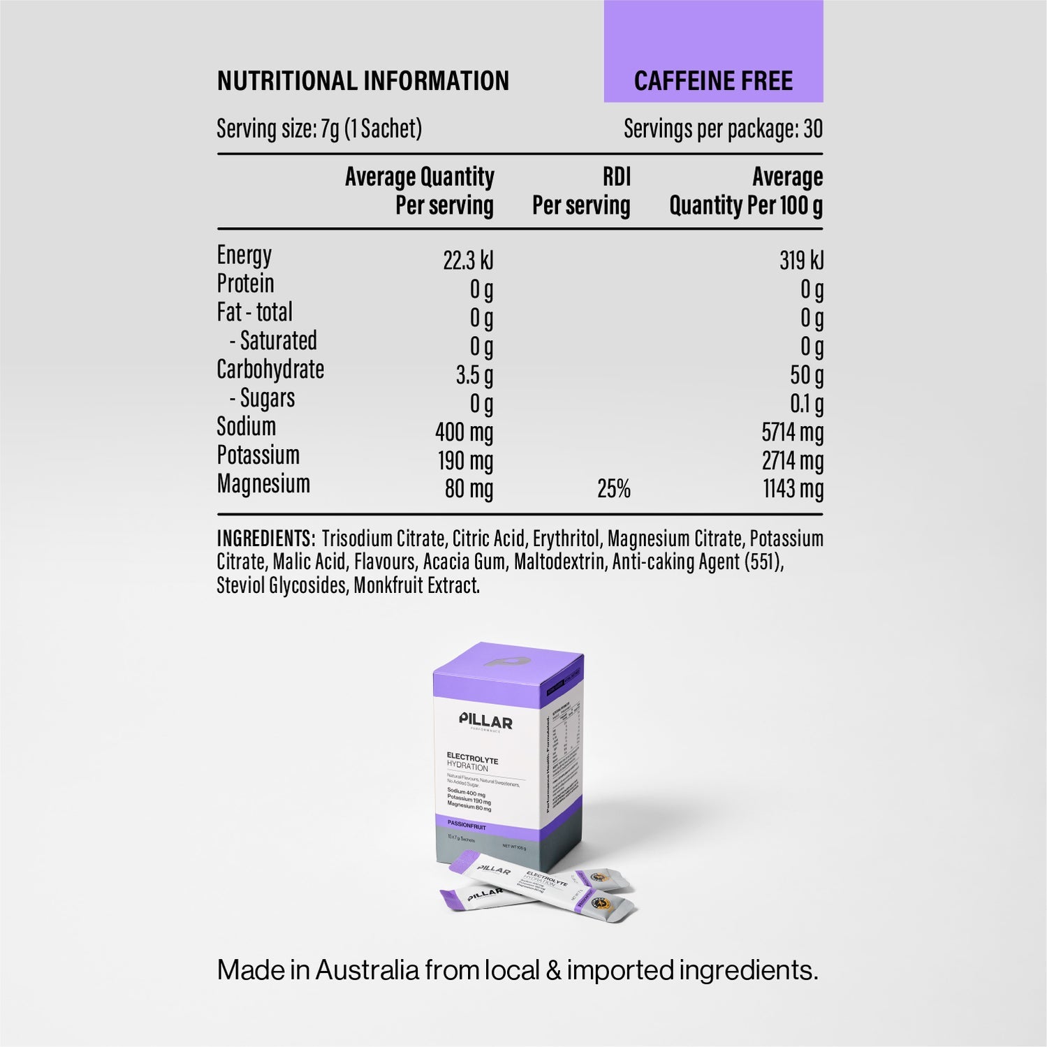 PILLAR Electrolyte Hydration