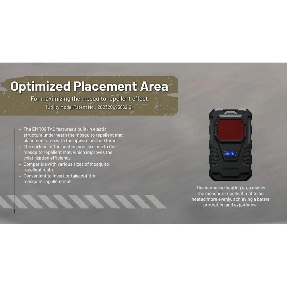 Nitecore EMR06 TAC Portable Mosquito Repeller 