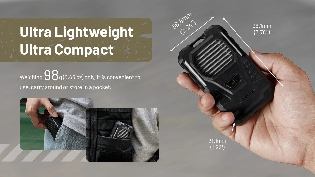 Nitecore EMR06 TAC Portable Mosquito Repeller 
