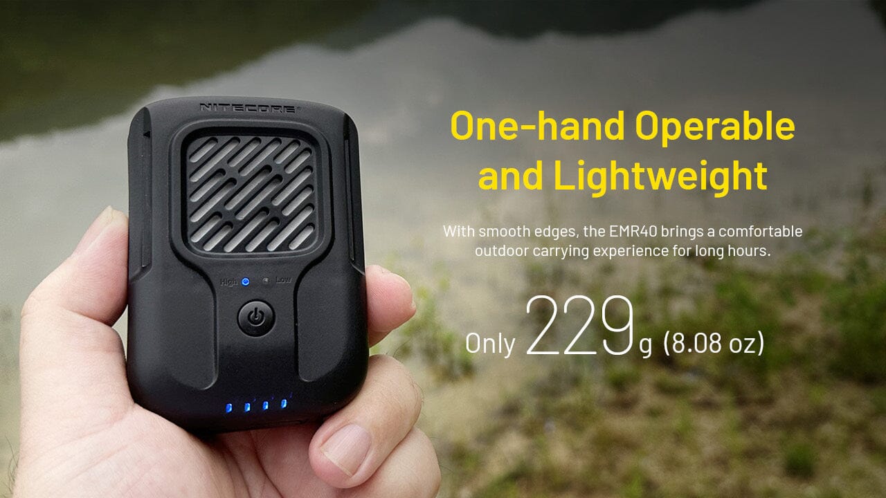 Nitecore EMR40 Portable Rechargeable Multipurpose Mosquito Repeller 