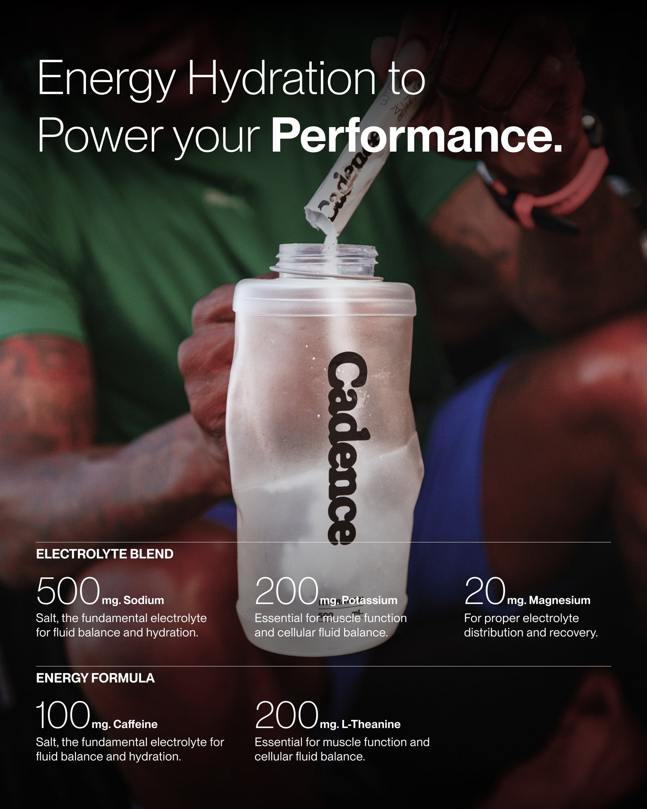 Cadence Race Energy Hydration Sachets 5g