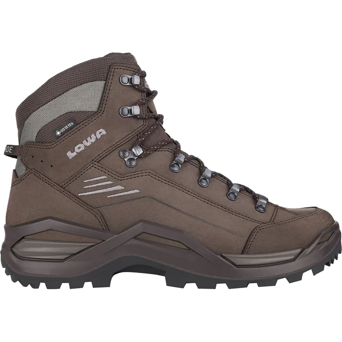 Lowa Men's Renegade EVO GTX Mid Hiking Shoes - Espresso/Seaweed