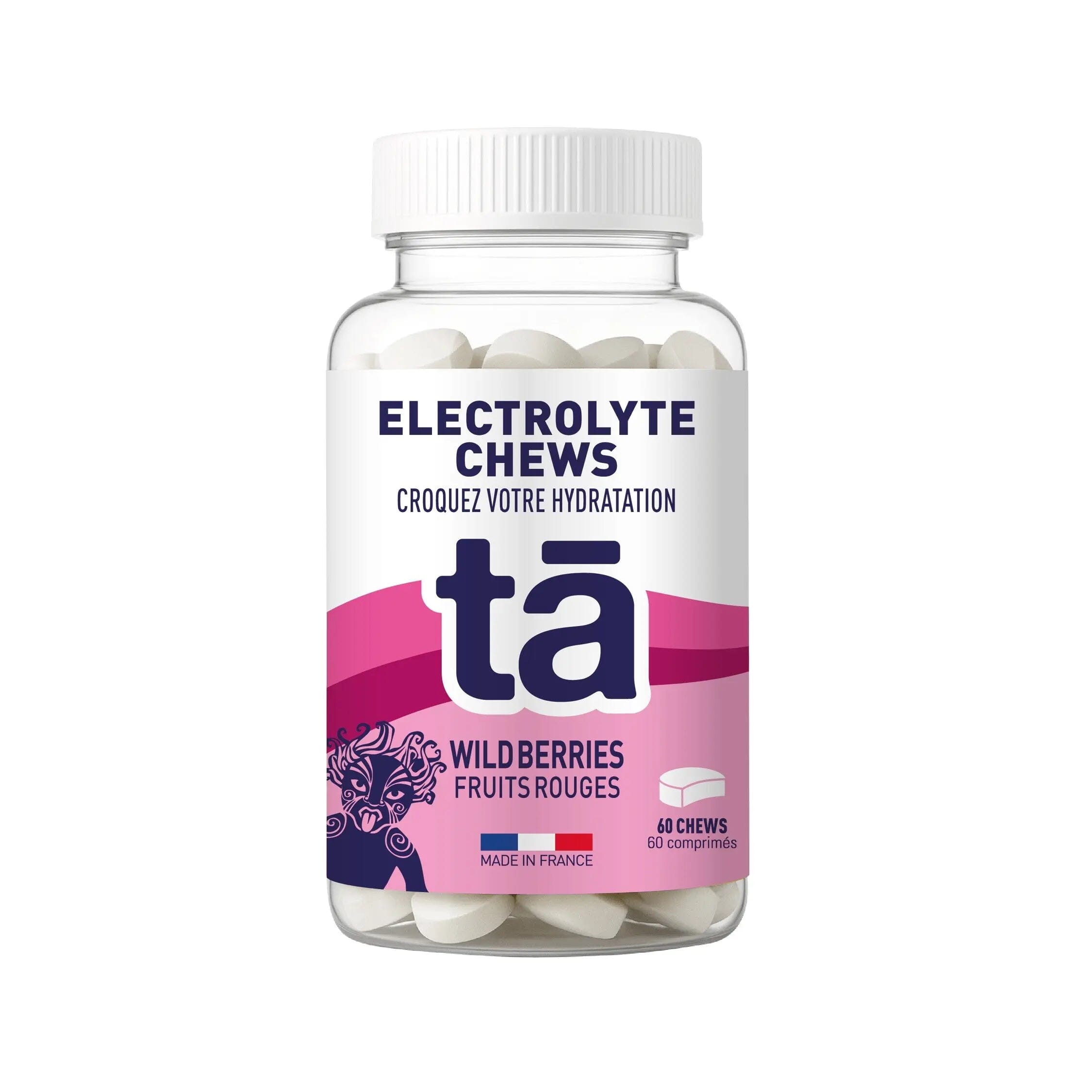 Ta Energy Electrolytes Chews (60 per Bottle) – Wild Berries