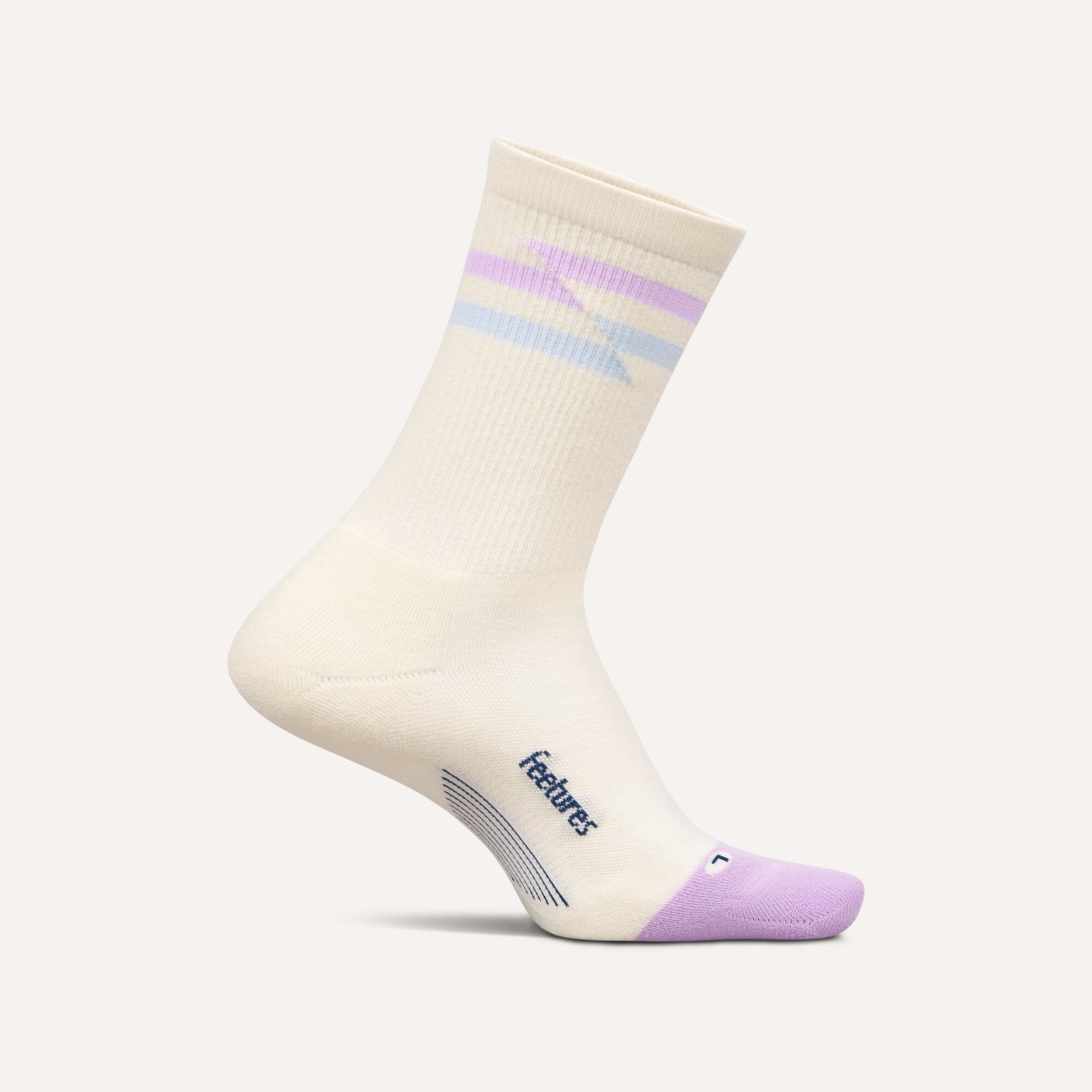 Feetures Trail Max Cushion Mini Crew Socks Soft Track Small 