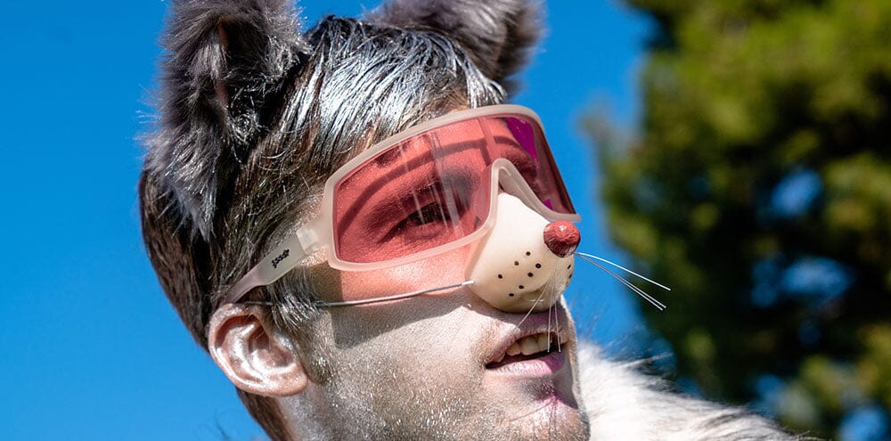 goodr Wrap G - Sports Sunglasses - Extreme Dumpster Diving 