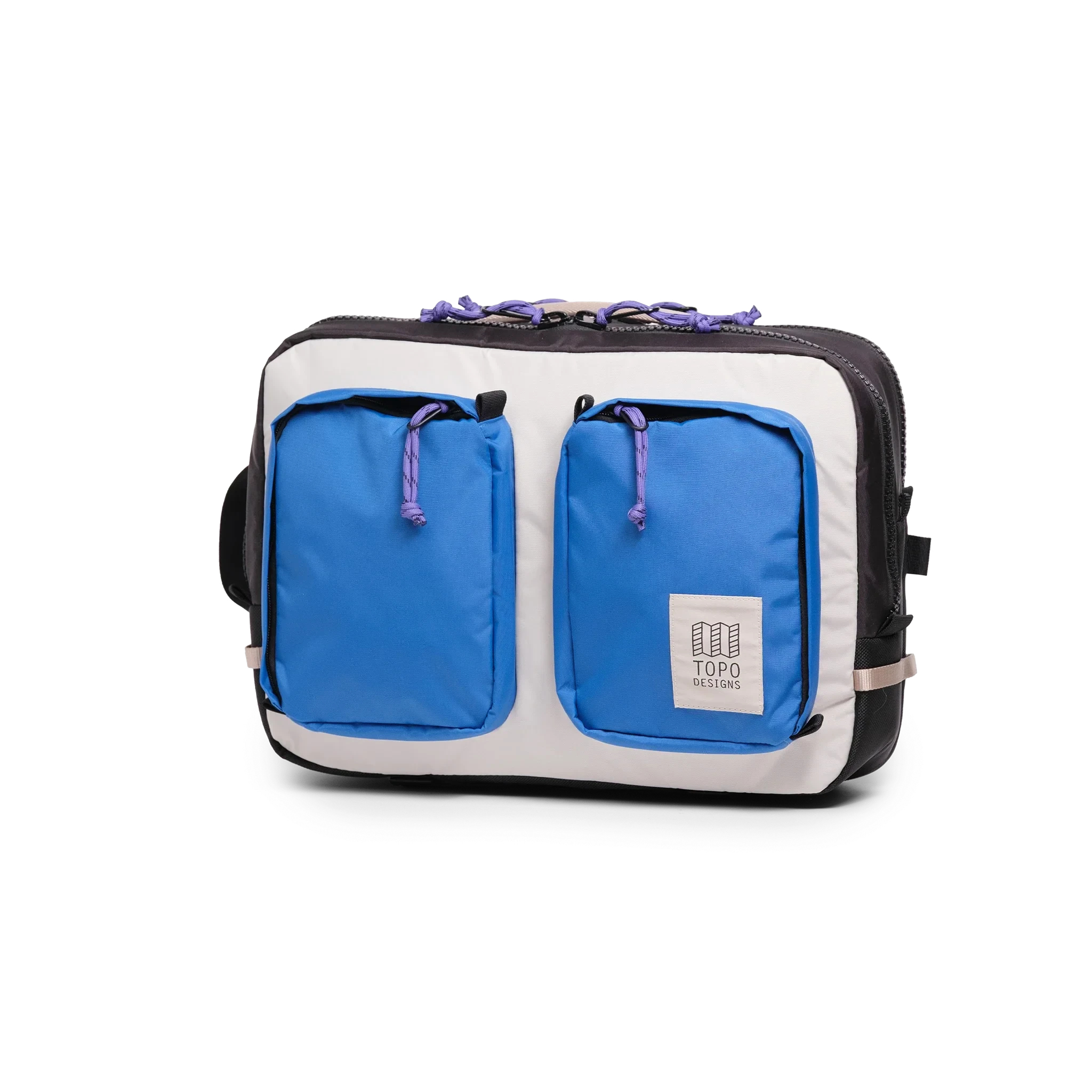 Topo Designs Global Briefcase Classic Blue/Bone White 