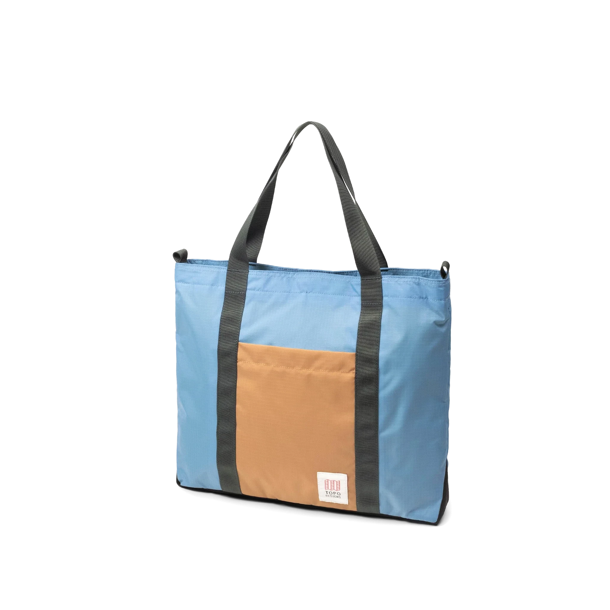Topo Designs Mountain Essential Tote River Blue/Brown Oak 