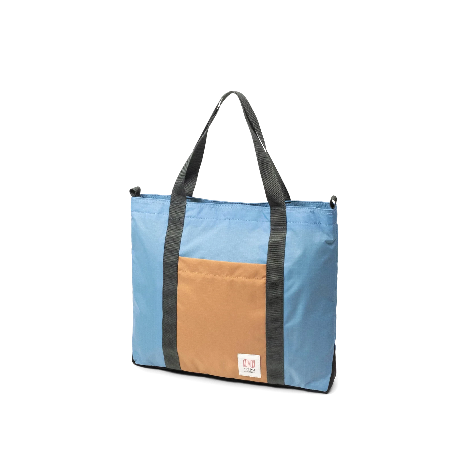 Topo Designs Mountain Essential Tote - River Blue/Brown Oak