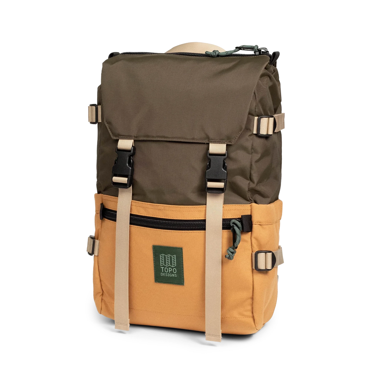 Topo Designs Rover Pack Classic Backpack - Woodland/Brown Oak