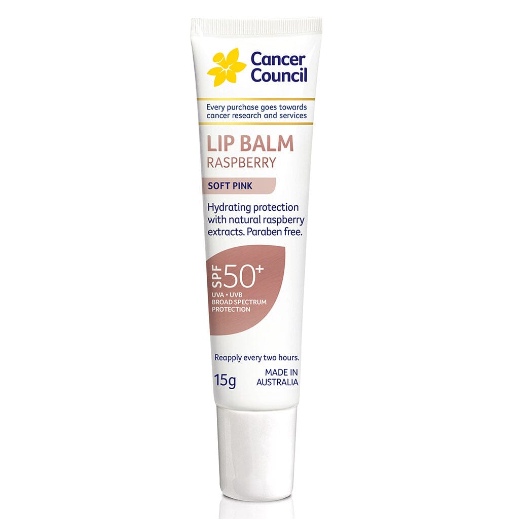 Cancer Council Lip Balm SPF50+ 15g Raspberry 