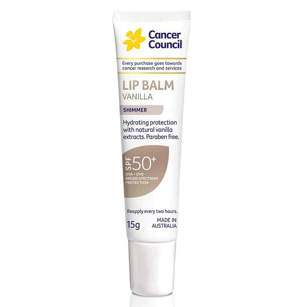 Cancer Council Lip Balm SPF50+ 15g Vanilla 