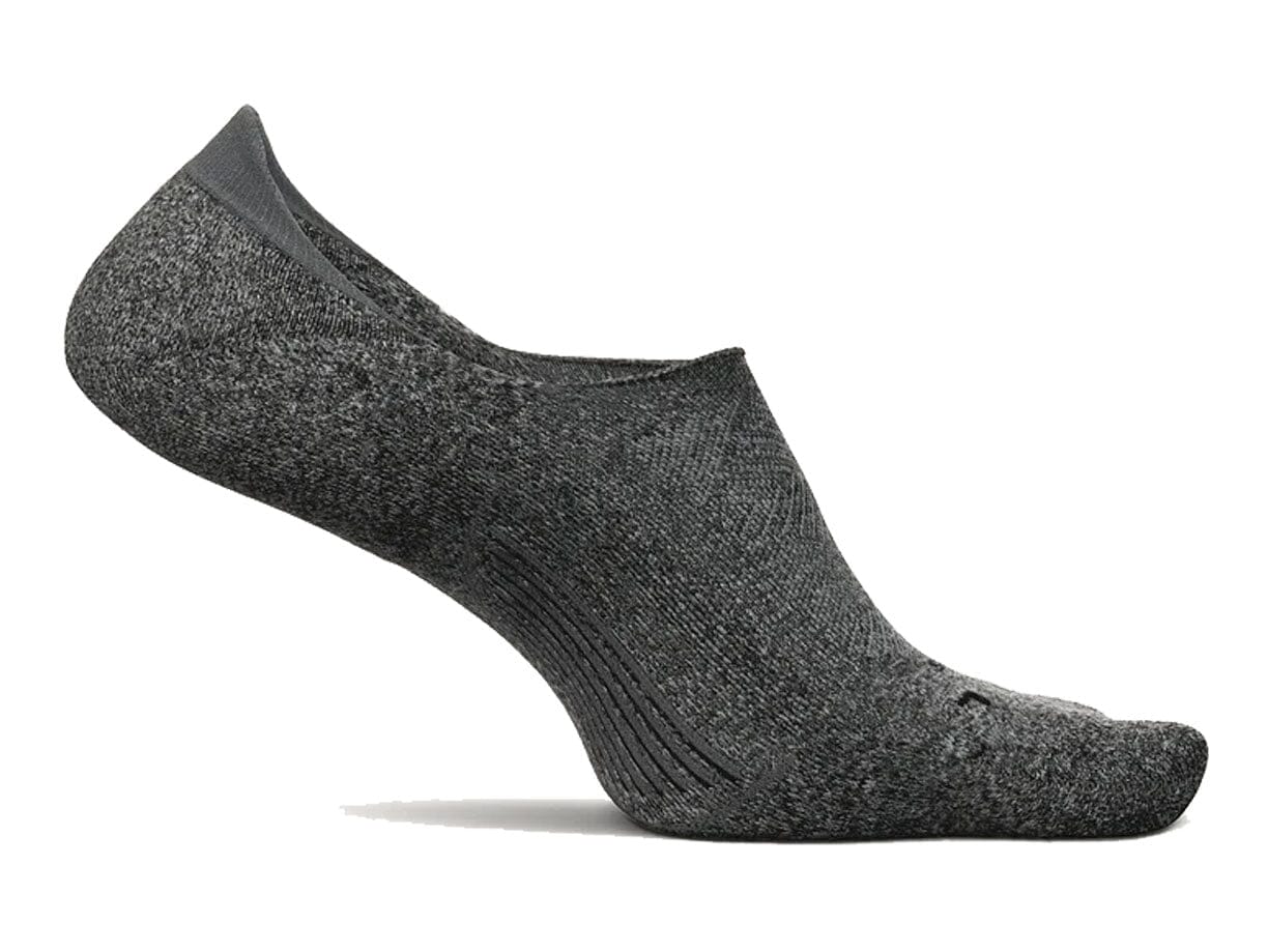 Feetures Elite Invisible Light Cushion Socks Gray Small 
