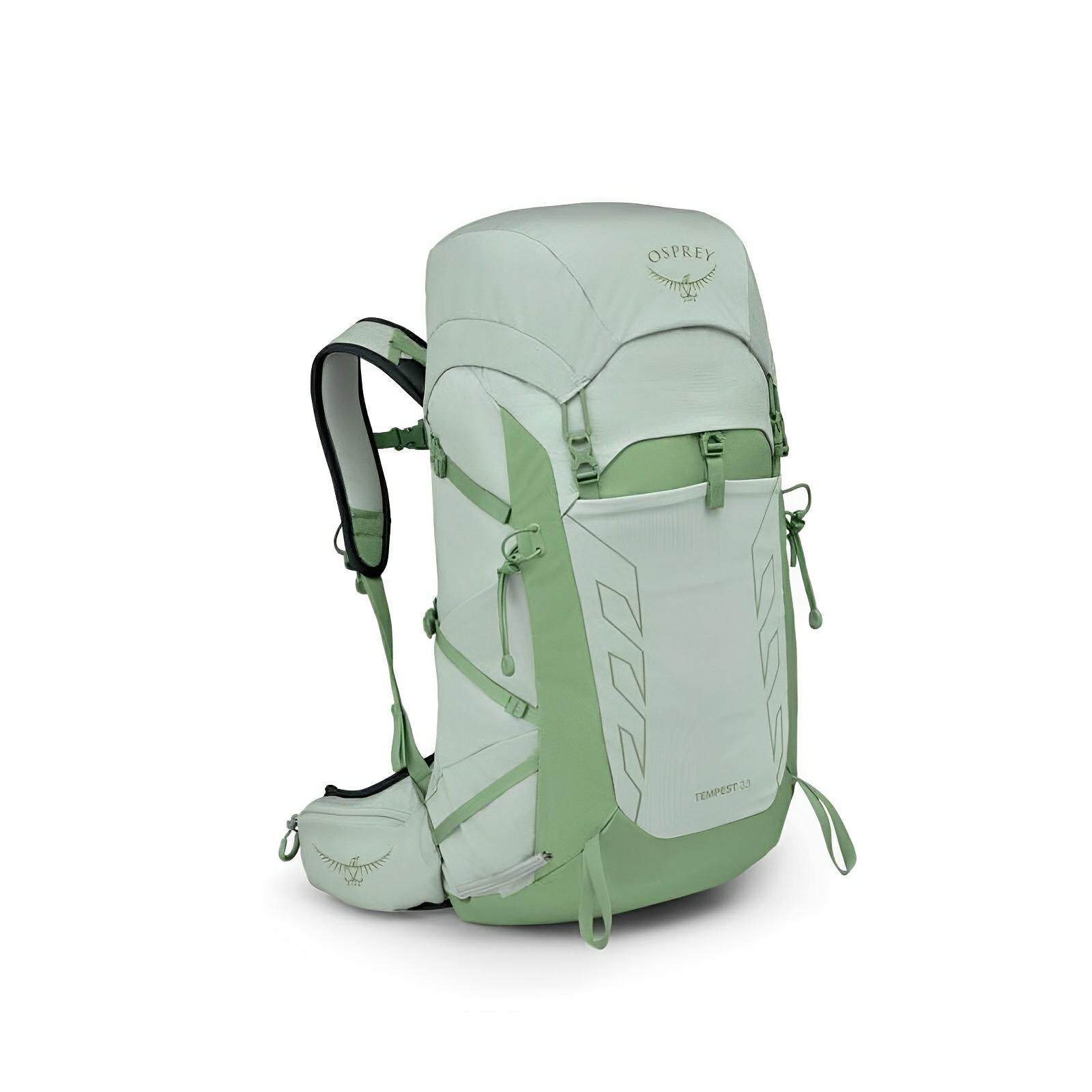 Osprey Tempest 33 女士健行 |多功能運動背包 2025 - 冰霜薄荷/綠色植物