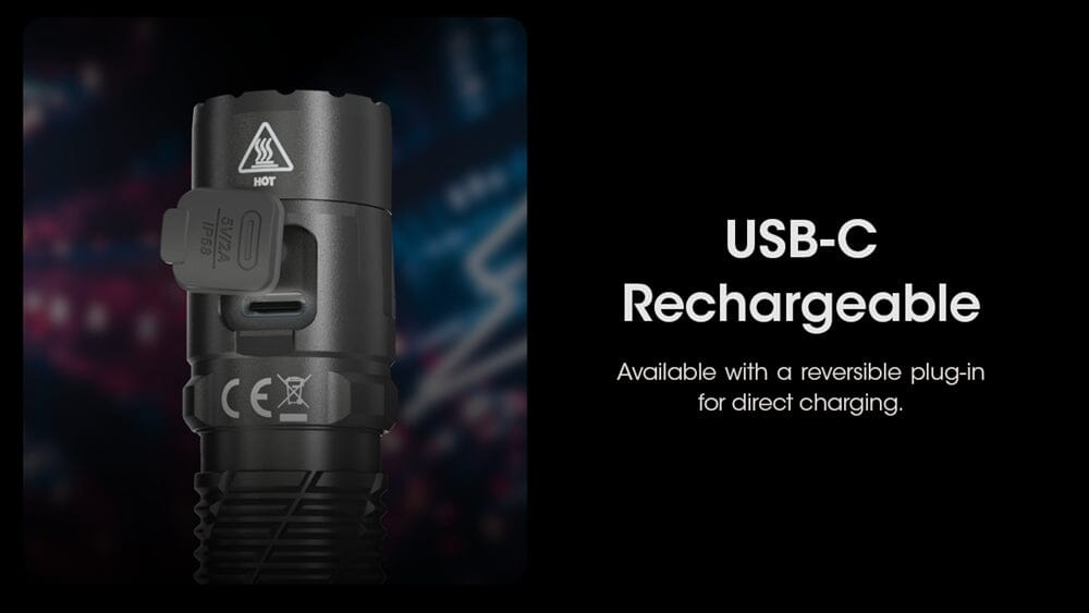 Nitecore MH12 Pro 3300 Lumen USB-C Rechargeable Flashlight 