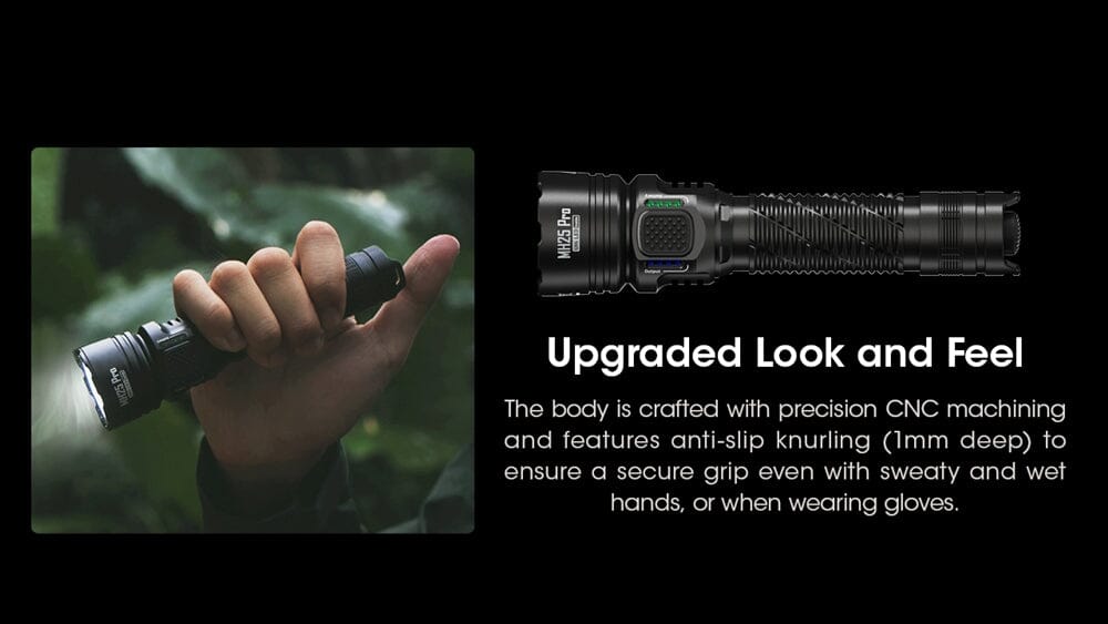 Nitecore MH25 Pro 3300 Lumen Long Throw Rechargeable Flashlight 