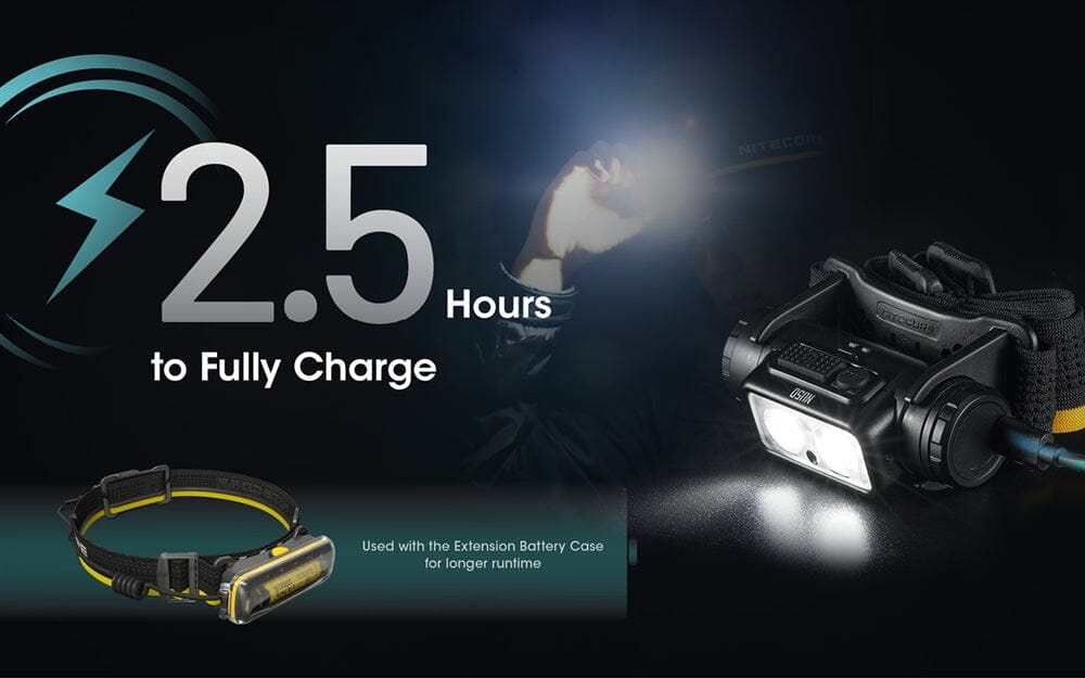 Nitecore NU50 1400 lumen Lightweight USB-C Rechargeable Headlamp 