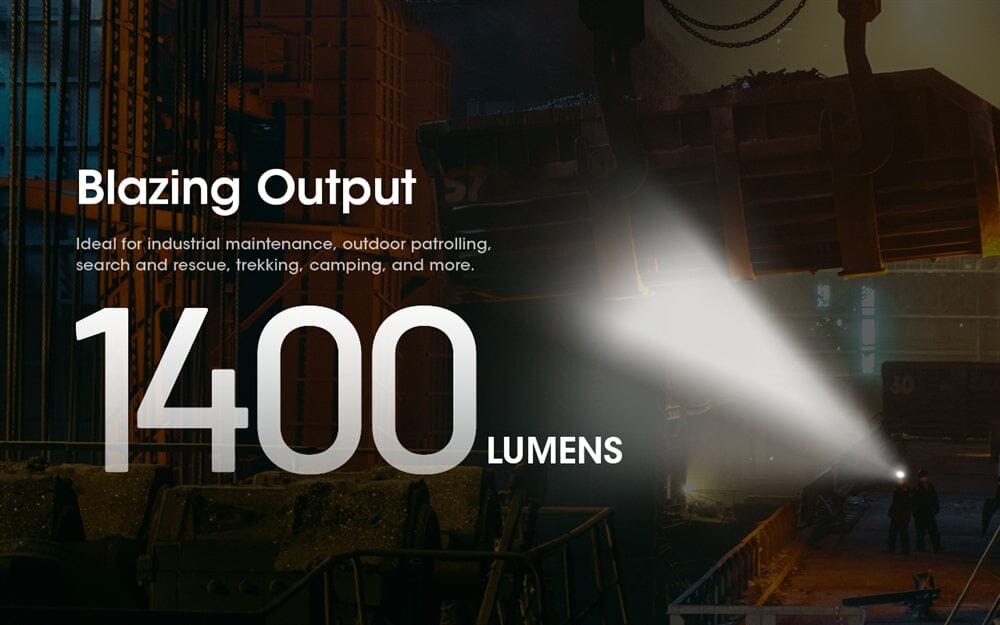 Nitecore NU50 1400 lumen Lightweight USB-C Rechargeable Headlamp 